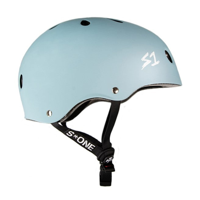 S-One Lifer Skate Helmet Slate Blue Matte - Certified - Lucky Skates
