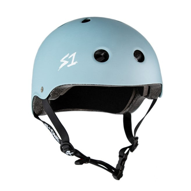 S1 Lifer Skate Helmet Slate Blue Matte - Certified - Lucky Skates