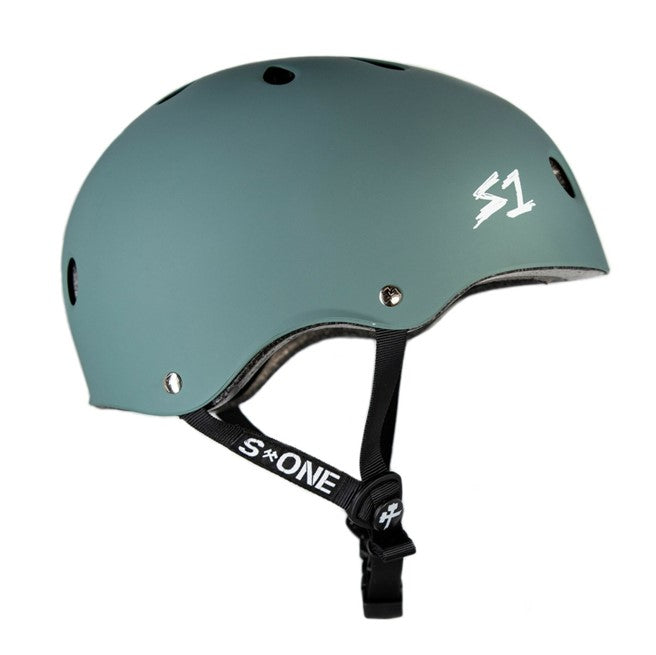 S-One Lifer Skate Helmet Tree Green Matte - Certified - Lucky Skates