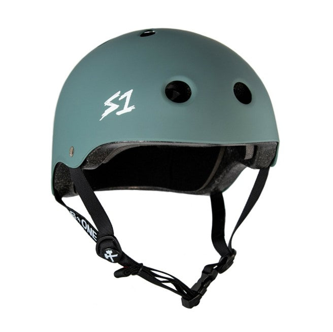 S1 Lifer Skate Helmet Tree Green Matte - Certified - Lucky Skates