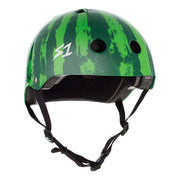 S1 Lifer Skate Helmet Watermelon Green Gloss Certified - Lucky Skates