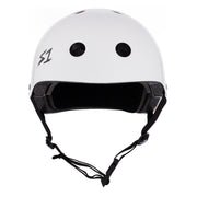 S-One Lifer Skate Helmet White Gloss Certified - Lucky Skates
