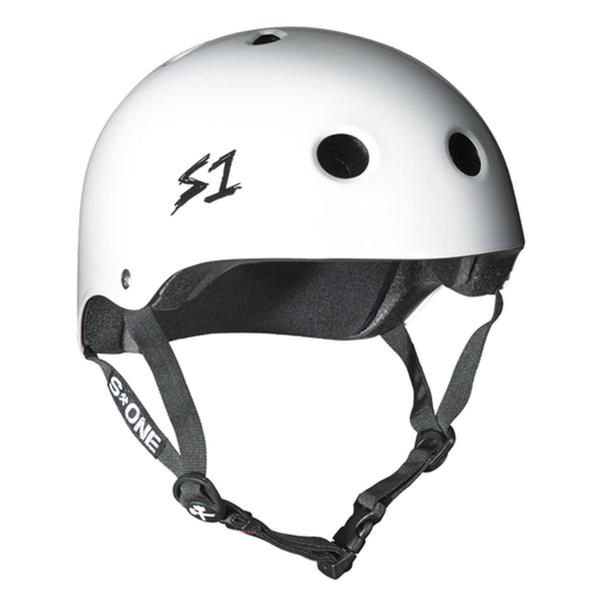 S-One Lifer Skate Helmet White Gloss Certified - Lucky Skates