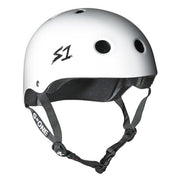 S-One Lifer Skate Helmet White Gloss Certified - Lucky Skates