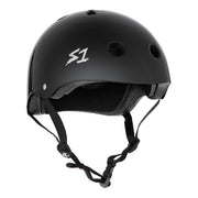 S1 Mega Lifer Skate Helmet Black Gloss - Certified - Lucky Skates