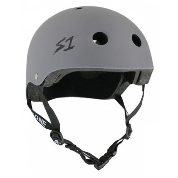 S-One Mega Lifer Skate Helmet Dark Grey Matte - Certified - Lucky Skates