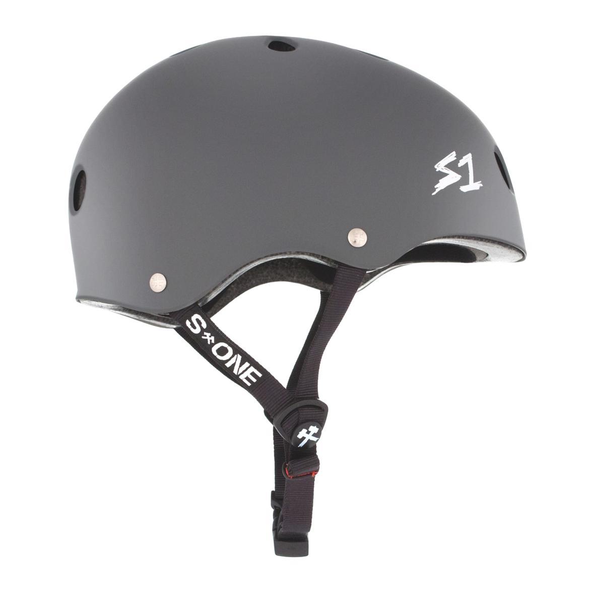 S-One Mega Lifer Skate Helmet Dark Grey Matte - Certified - Lucky Skates