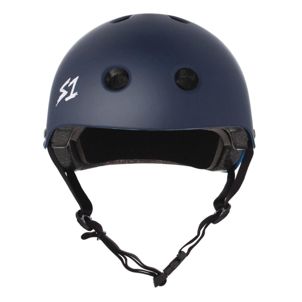 S1 Mega Lifer Skate Helmet Navy Matte - Certified - Lucky Skates