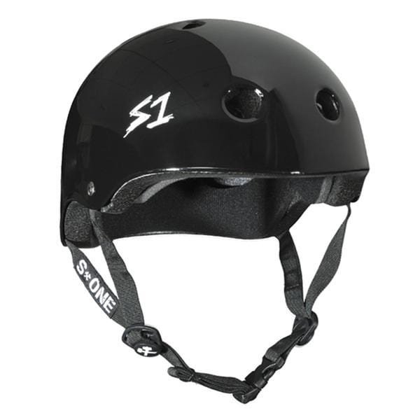 S1 Mini Lifer Helmet Black Gloss - Certified - Lucky Skates