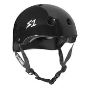 S1 Mini kids Lifer Helmet Black Gloss - Certified - Lucky Skates