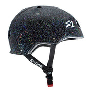 S-One Mini Lifer Skate Helmet Black Glitter - Certified - Lucky Skates