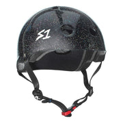 S1 Kids Mini Lifer Skate Helmet Black Glitter - Certified - Lucky Skates