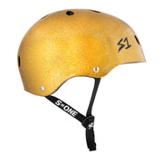 S-One Mini Lifer Skate Helmet Gold Glitter - Certified - Lucky Skates