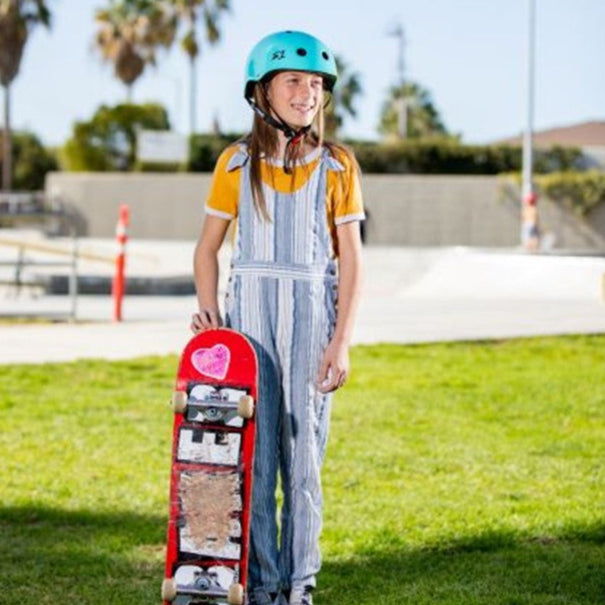 S-One Mini Lifer Skate Helmet Lagoon Aqua - Certified - Lucky Skates