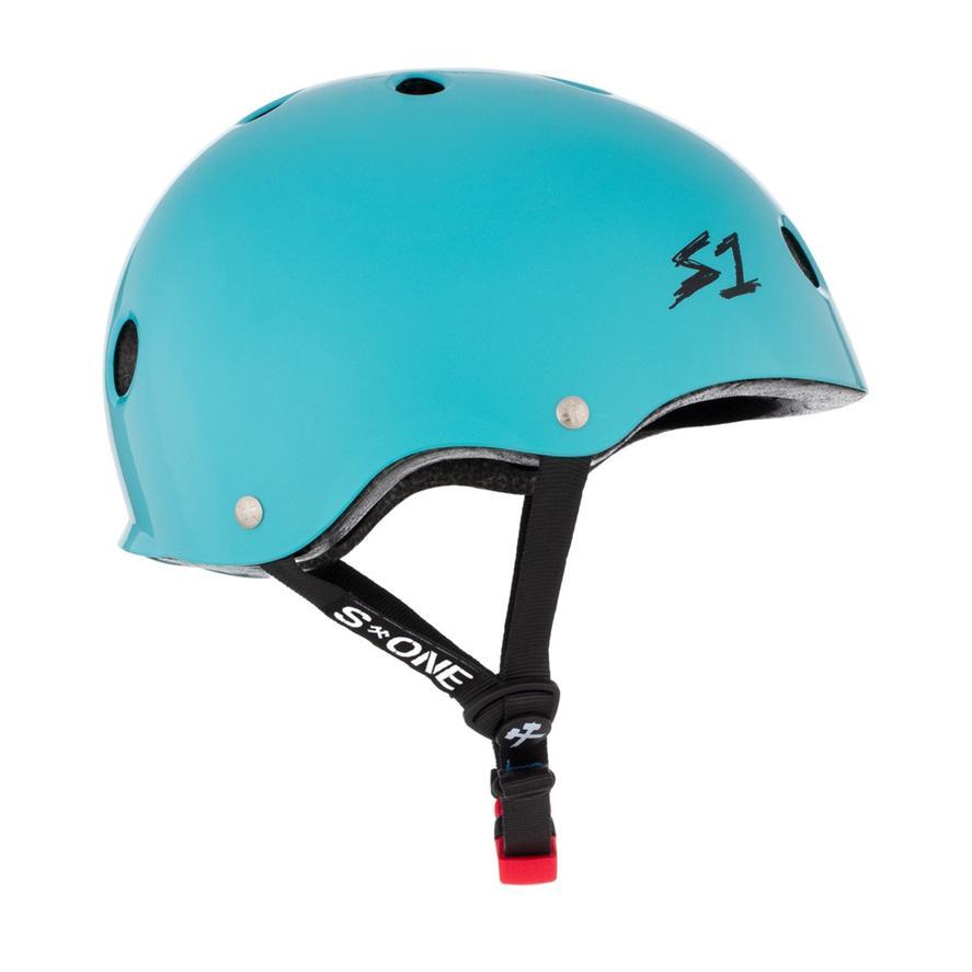 S-One Mini Lifer Skate Helmet Lagoon Aqua - Certified - Lucky Skates