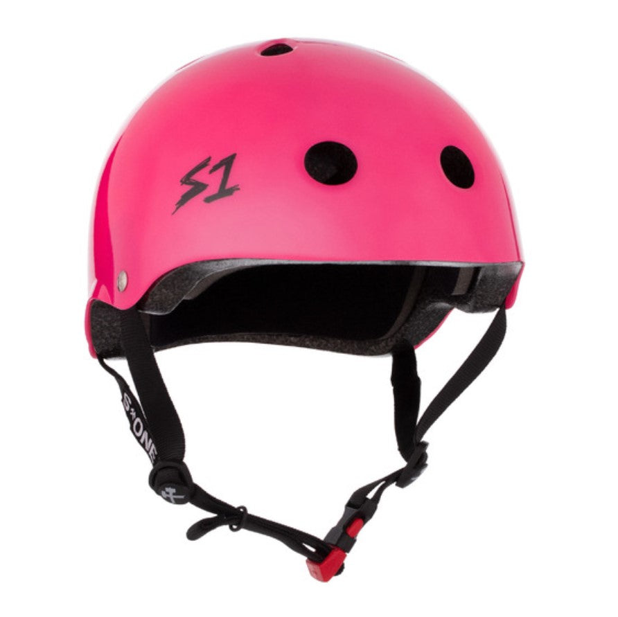 S1 Kids Mini Lifer Skate Helmet Pink - Certified - Lucky Skates