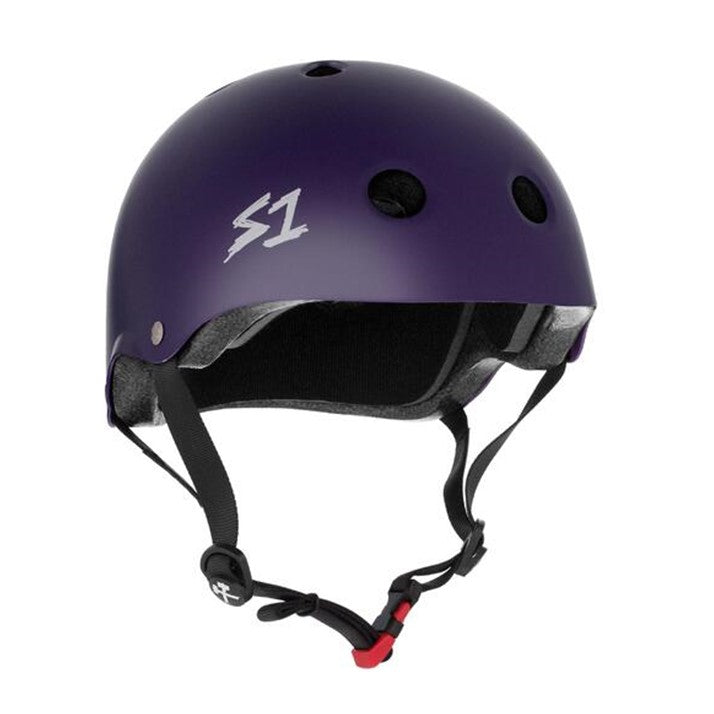 S-One Mini Lifer Kids Junior Skate Helmet Purple Matte Certified - Lucky Skates