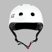 S-One Mini Lifer Skate Helmet White Gloss - Certified - Lucky Skates