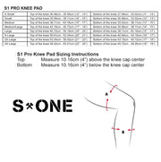 s1 Knee Pads Size Chart - Lucky Skates
