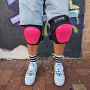 S1 Pro Knee Pink Replacement Caps - Lucky Skates