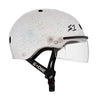 S1 Lifer Visor Helmet Gen 2 White Glitter