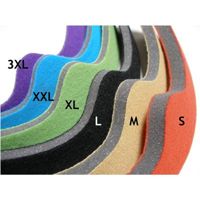 s1 foam liner replacement in 6 different sizes, small, medium, large, xlarge, xxlarge, xxxlarge  