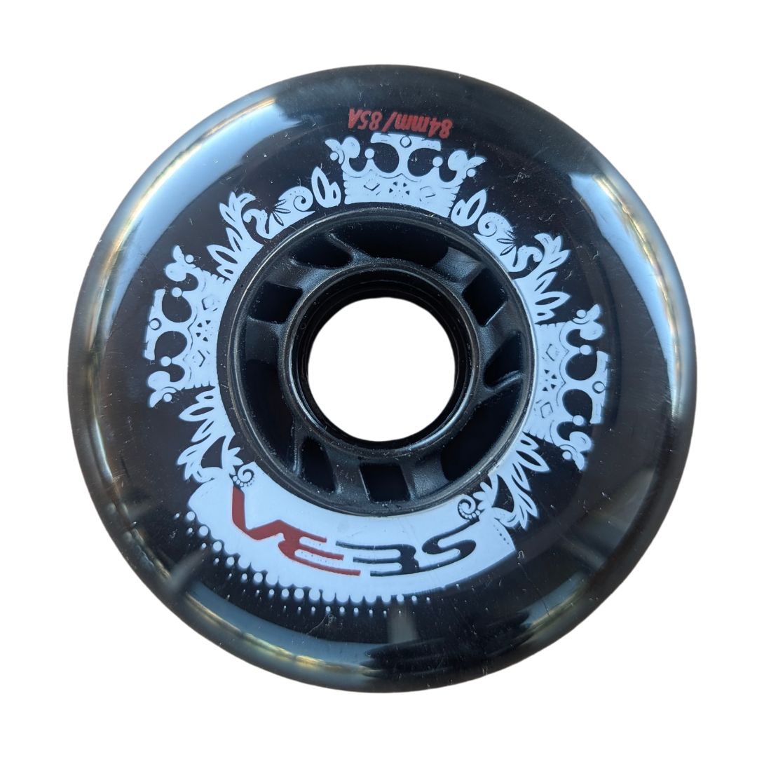 SEBA Inline Skate Wheels Black 84mm 85A Black - Lucky Skates 