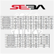 SEBA INLINE SKATES SIZE CHART 