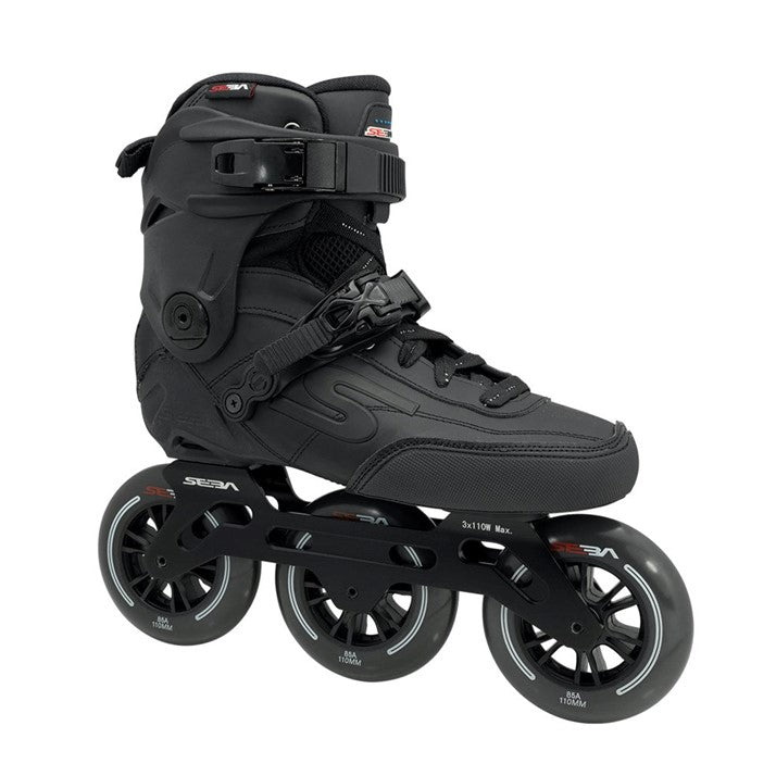 SEBA High Light 310 Black Inline Tri Skates - Lucky Skates