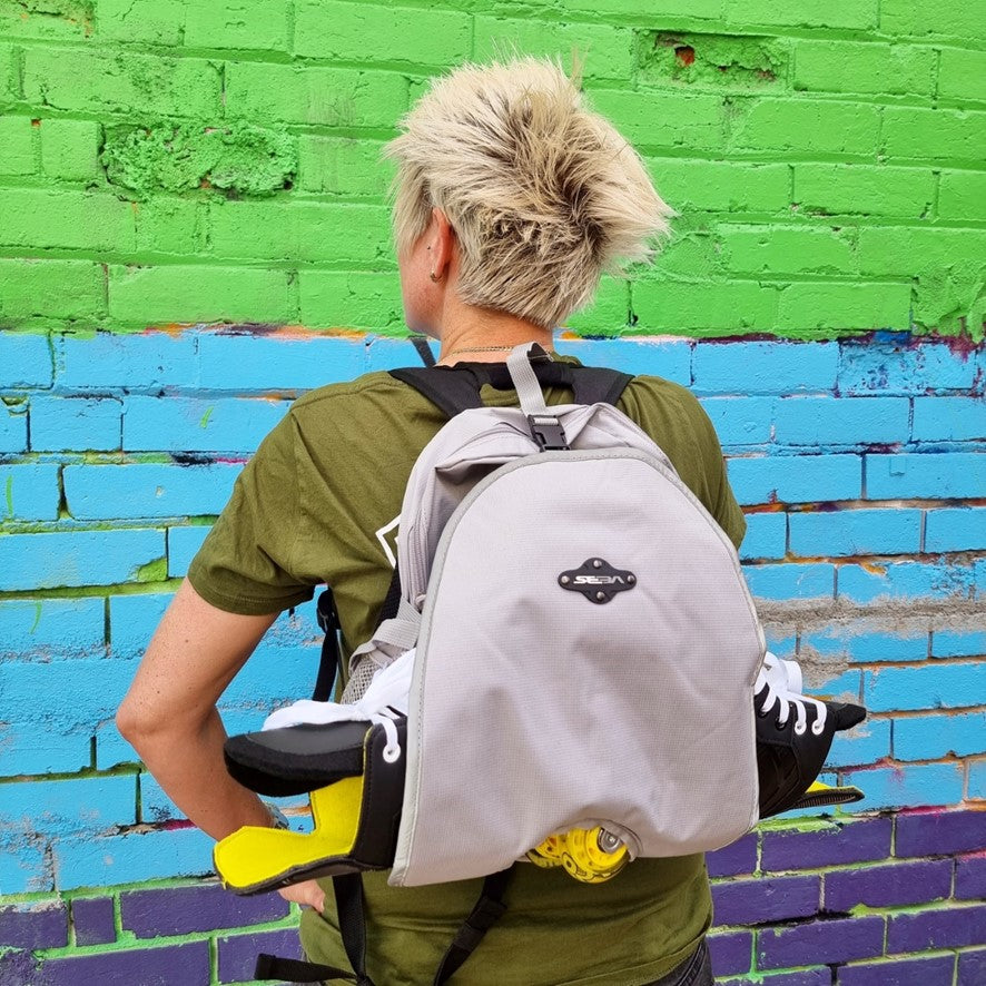 Seba X-Small Inline Skate Grey Backpack - Lucky Skates