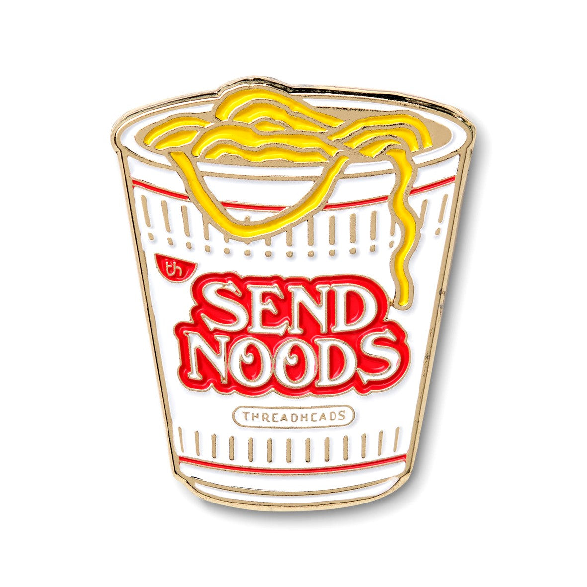 Threadheads Send Noods Pin - Lucky Skates