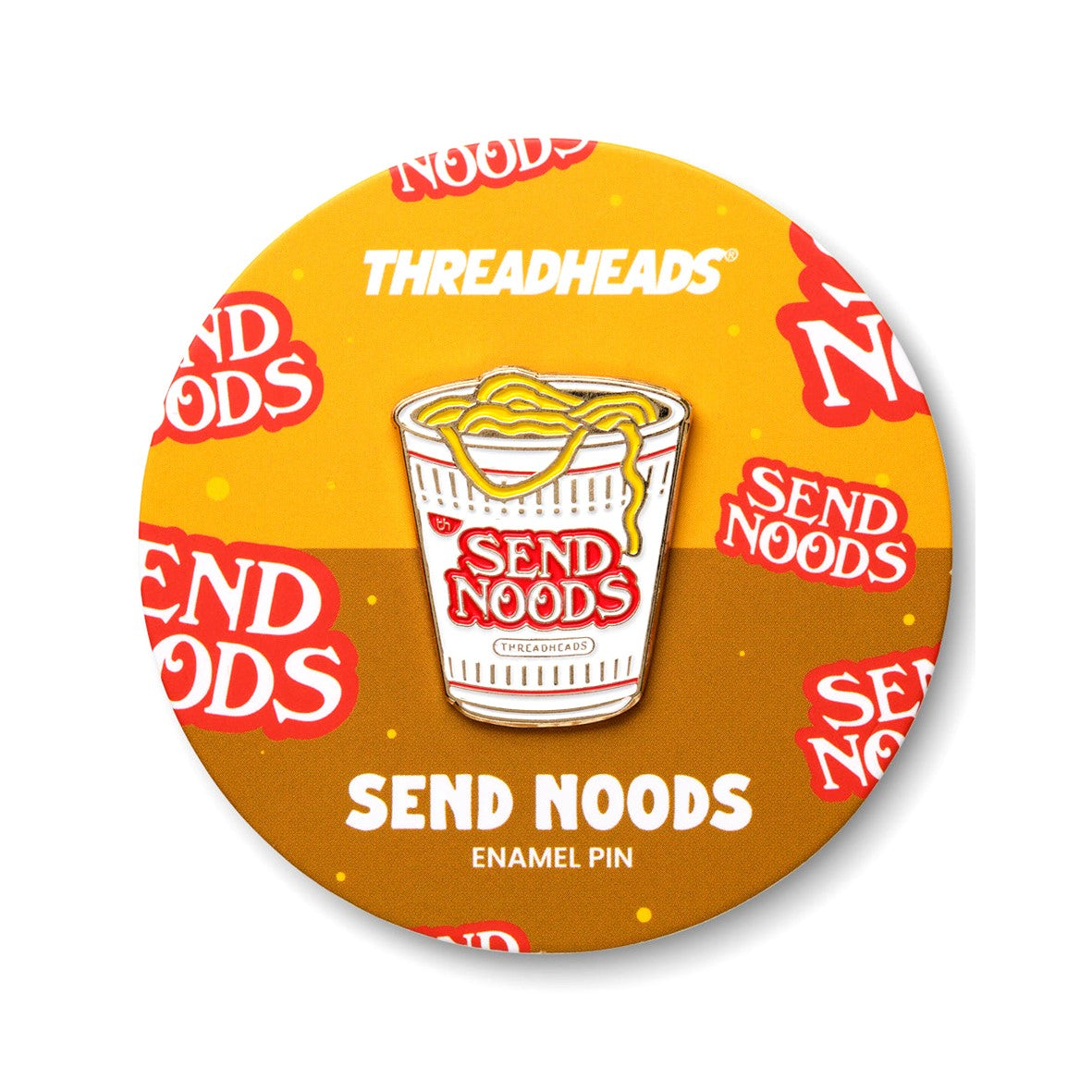 Threadheads Send Noods Pin - Lucky Skates