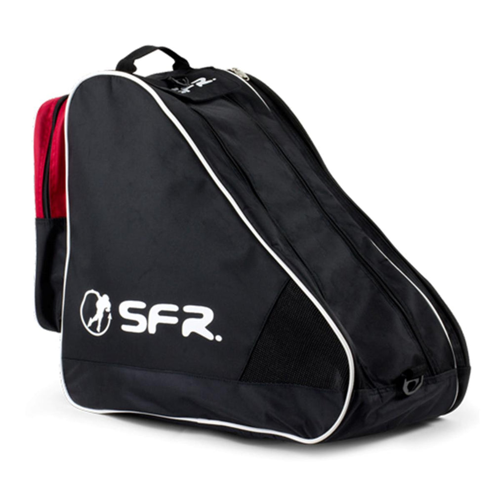SFR Black Red Large Ice Skate Bag, Roller Skate Bag, Inline Skate Bag - Lucky Skates
