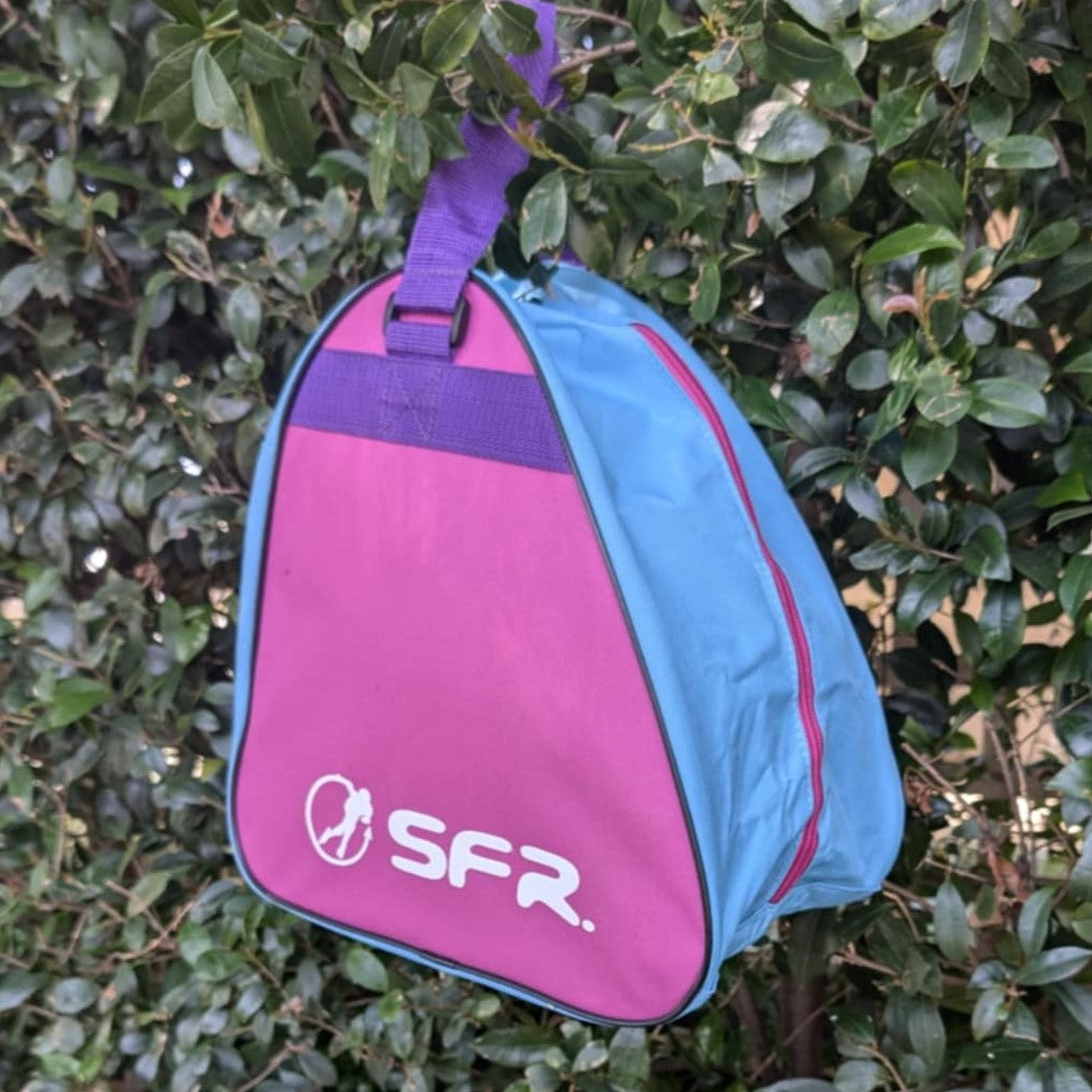 SFR Vision Pink Blue Small Skate Bag - Lucky Skates