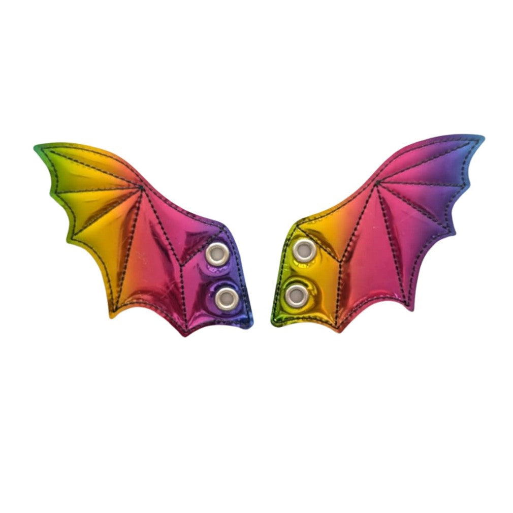 Roller Skate Rainbow Bat Wings - Lucky Skates