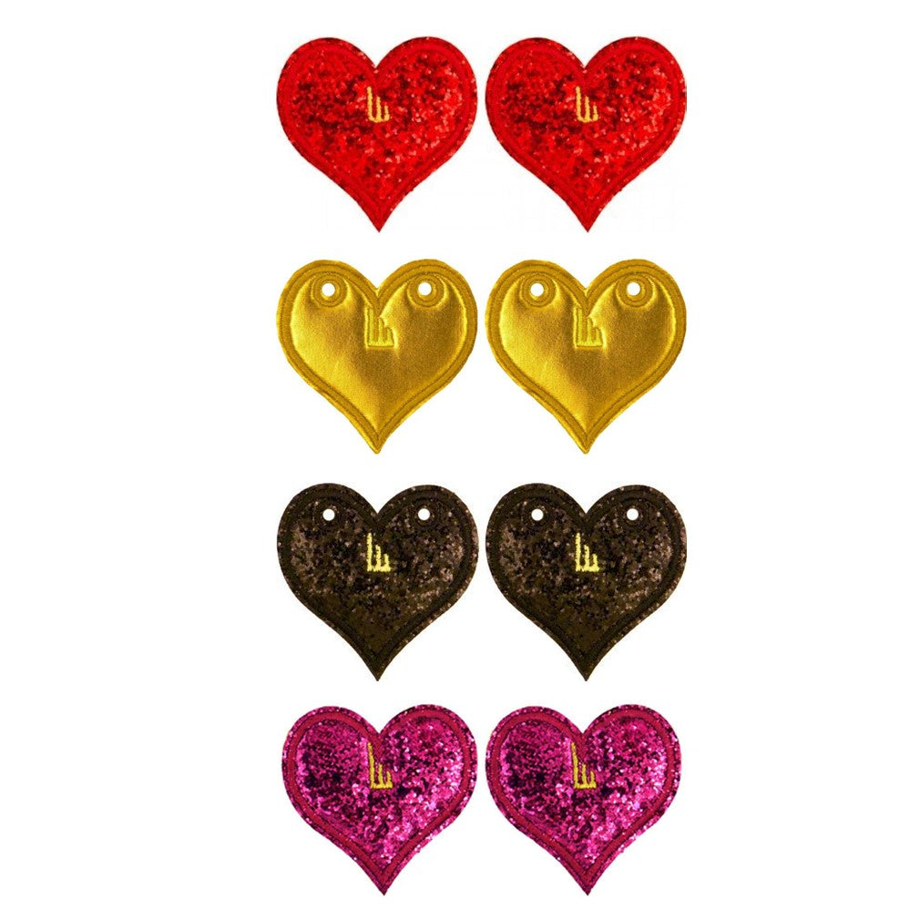 Shwings Love Heart Clips