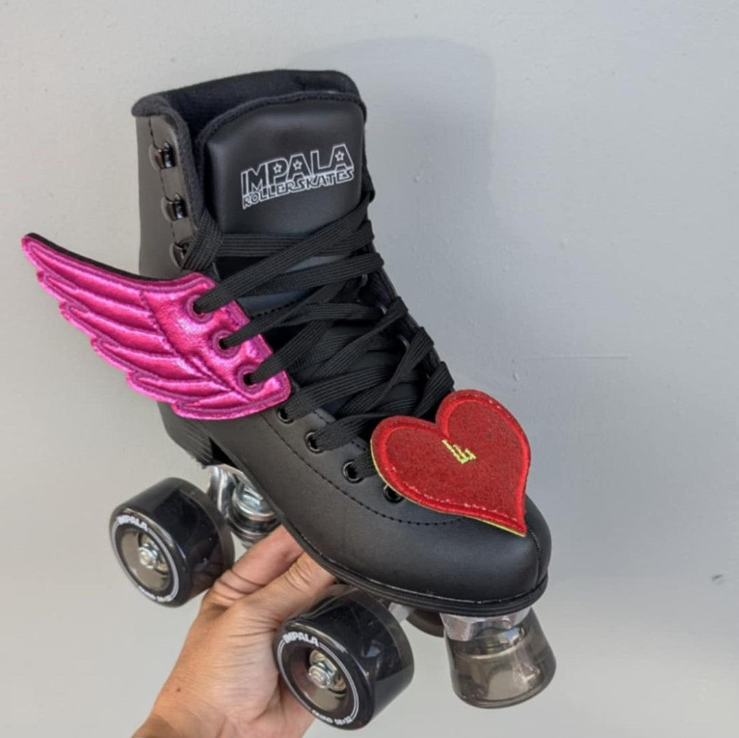 Shwings Love Heart Clips Accessory On Roller Skate - Lucky Skates