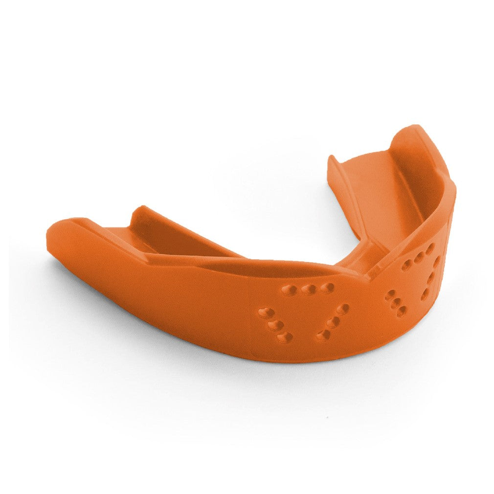 SISU Sports Kids Junior Mouth Guard 3D Gum Shield orange - Lucky Skates