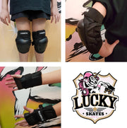 Smith Junior Tripack Protective Padding Set Black - Lucky Skates
