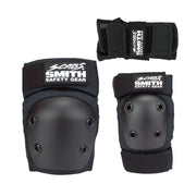 Smith Junior Tripack Protective Padding Set Black - Lucky Skates