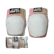 Smith Scabs Tripack Adult Cotton Candy Knee Pads, Elbow Pads, Wrist Guards Lucky Skates