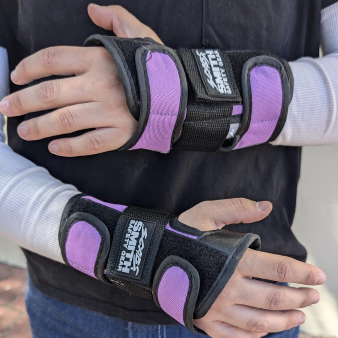 Smith Scabs Wrist Guards Purple - Lucky Skates