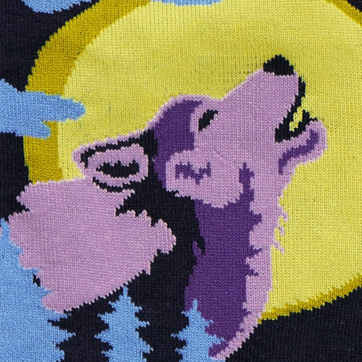 Sock It To Me 6 Wolf Moon Men's Crew Socks