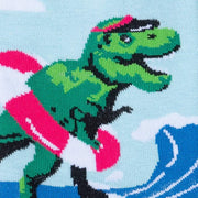 Sock It To Me Dinos Gone Wild Women's Crew Socks - Lucky Skates 