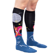Sock It To Me Disco Nut! Squirrel Knee High Long Socks - Lucky Skates 