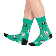Sock It To Me Dogs of Rock Mens Crew Socks - Lucky Skates