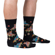 Sock It To Me Eye Of The Tiger Mens Crew Socks Pizza - Lucky Skates