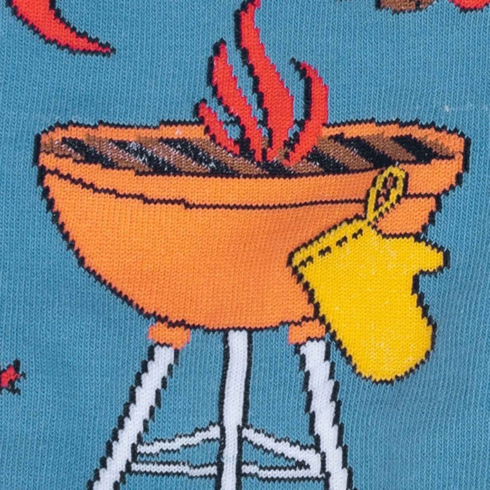 Sock It To Me Grillin' It Men's Crew Socks
