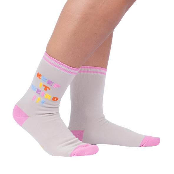 Sock It To Me Keep It Weird Womens Crew Socks - Lucky Skates