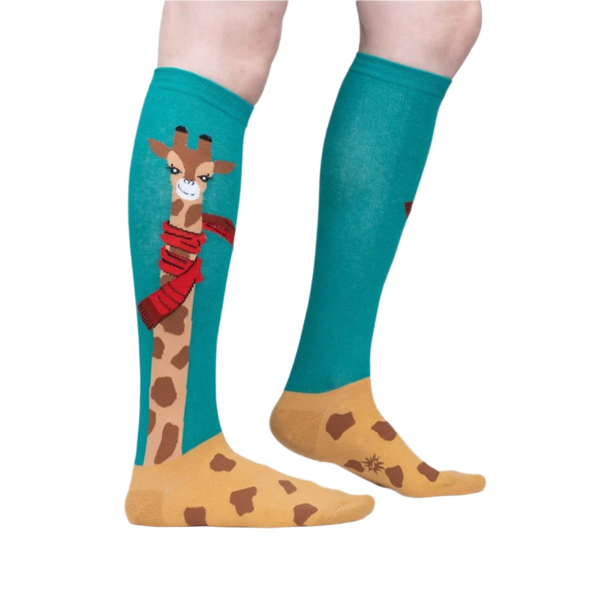 Sock It To Me Long Winter Giraffe Knee High Long Socks - Lucky Skates